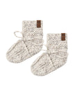 Knit Booties | Natural Confetti