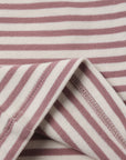 Ruffle Cozy Set | Mulberry Stripe