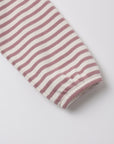 Ruffle Cozy Set | Mulberry Stripe