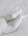 Zip Long Sleeve Sleeper Footie | Cloud Stripe
