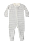 Zip Long Sleeve Sleeper Footie | Cloud Stripe