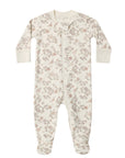 Zip Long Sleeve Sleeper Footie | Floral Vine