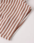 Boxy Pocket Tee + Shorts Set | Poppy Stripe
