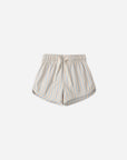 Boys Swim Short | Blue + Butterscotch Stripe