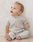 Charlie Jumpsuit | Sage Gingham