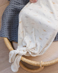 Knotted Baby Gown + Hat Set | Dinos