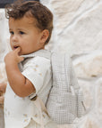Mini Backpack | Sage Gingham