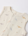 Ribbed Henley Romper | Dinos