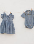 Sophie Dress | Lightweight Denim