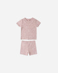 Summer Pajama Set | Mauve Ditsy