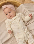 Swaddle | Oat Micro Stripe
