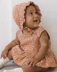Woven Ruffle Bonnet | Poppy Floral