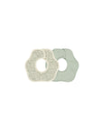 QM | SS25 D2 | Flower Bib 2Pk. | Green Garden, Sage