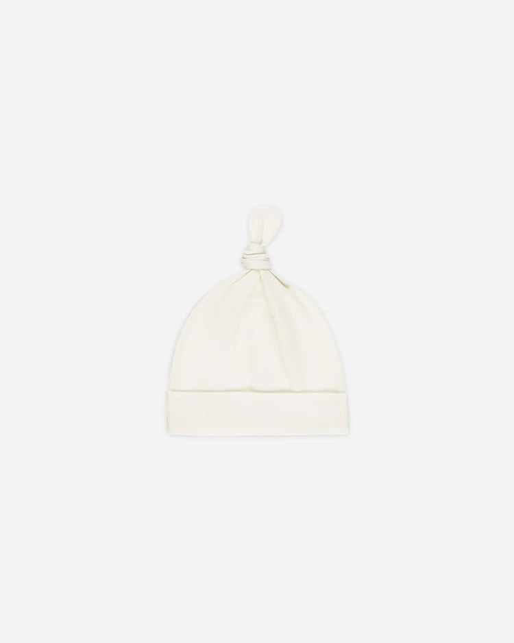 Quincy Mae | Knotted Baby Hat | Ivory