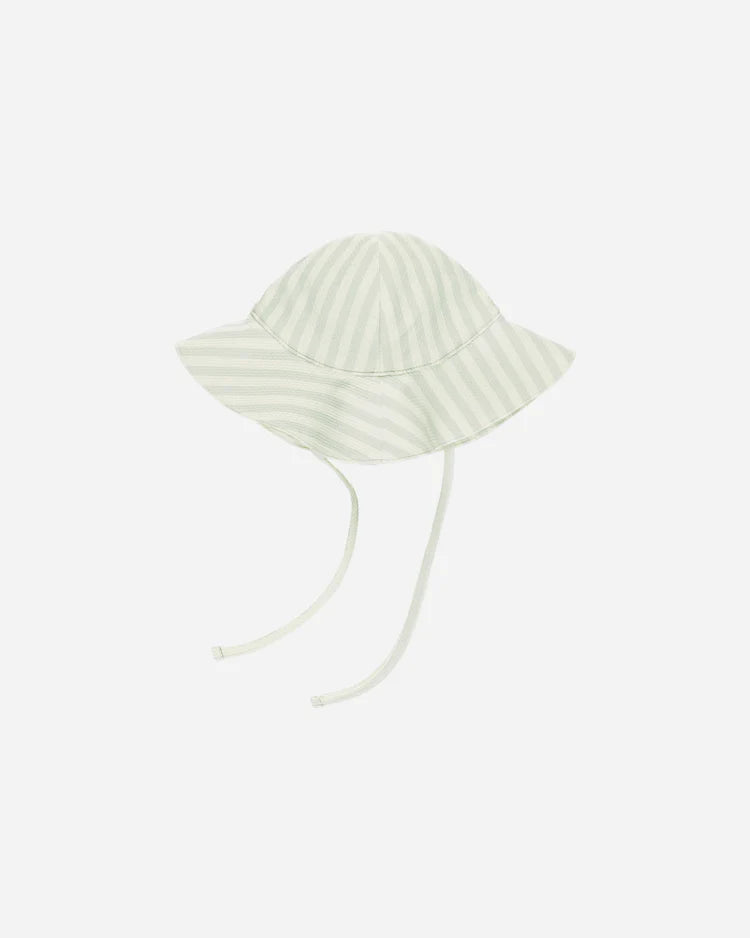 Quincy Mae | Sun Hat | Mint Stripe
