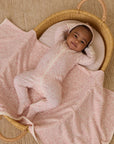 Quincy Mae | Zip Long Sleeve Sleeper Footie | Pink Blossom