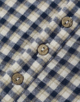 Collared Long Sleeve Shirt | Navy Check
