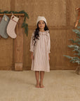 Girl's Nightgown | Candy Cane Stripe