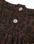 Gretta Babydoll Dress | Leopard