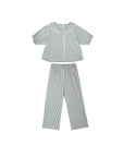 Ruffle Pajamas | Evergreen Gingham