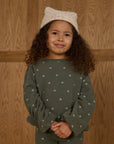 Spongey Knit Set | Evergreen Ditsy