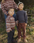 Aspen Sweater | Mulberry Multi-Stripe