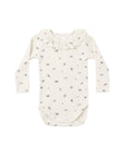 Ruffle Collar Bodysuit | Natural Ditsy