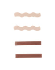Wavy Clip Set | Petal, Mulberry