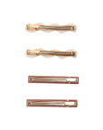 Wavy Clip Set | Petal, Mulberry