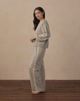 Womens Wide Leg Sweatpant | Sage