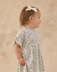 Babydoll Dress | Blue Ditsy