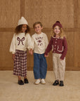 Collared Cardigan | Burgundy