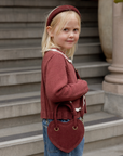 Collared Cardigan | Burgundy