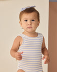 Moxie One-Piece | Periwinkle Stripe