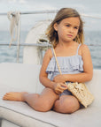 Off-The-Shoulder One-Piece | Periwinkle