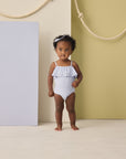 Off-The-Shoulder One-Piece | Periwinkle