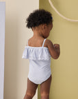 Off-The-Shoulder One-Piece | Periwinkle
