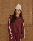 Oversized Sweatshirt | Burgundy