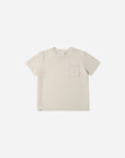 Cove Essential Pocket Tee | Heathered Pebble