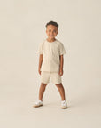 Oceanside Tech Short | Heathered Pebble