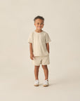 Oceanside Tech Short | Heathered Pebble