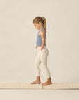 Ribbed Legging Set | Natural Blue Ditsy, Heathered Marine
