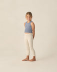Ribbed Tank Set | Natural, Heathered Marine