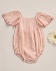 Roxy Romper | Petal Gingham