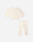 Spongey Knit Set | Yellow Daisy