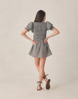 Teen Louise Dress | Black Gingham