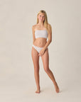 Teen Tube Top Bikini | Periwinkle Stripe