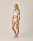 Teen Tube Top Bikini | Periwinkle Stripe