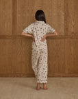 Woven Pajama Set | Blue Floral