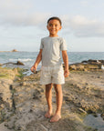 Ryee+Cru | Boardshort | Sage Stripe